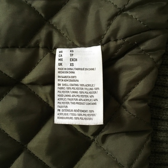 American Eagle Flight Bomber Jacket - Picture 8 of 8